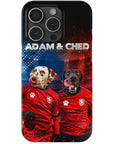 Funda personalizada para teléfono con 2 mascotas 'Czech Doggos'