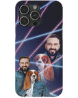 '1980s Lazer Portrait Pet(Female)/Human(Male)' Personalized Phone Case