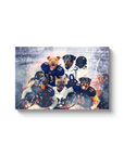 'Baltimore Doggos' Personalized 5 Pet Canvas