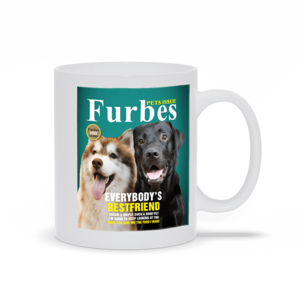 &#39;Furbes&#39; Custom 2 Pets Mug