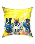 'San Diego Doggos' Personalized 3 Pet Throw Pillow
