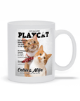 Taza personalizada 2 mascotas 'Playcat'