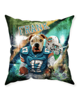 'Miami Doggos' Personalized Pet Throw Pillow