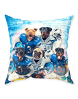 'Detroit Doggos' Personalized 5 Pet Throw Pillow