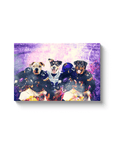 'Minnesota Doggos' Personalized 3 Pet Canvas