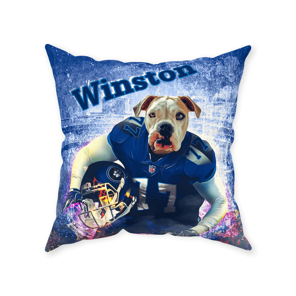 &#39;Tennessee Doggos&#39; Personalized Pet Throw Pillow