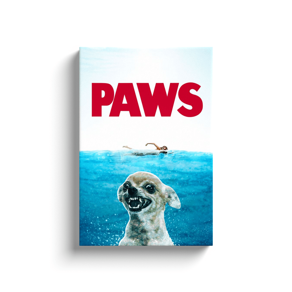 &#39;Paws Doggo&#39; Personalized Pet Canvas