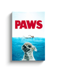 'Paws Doggo' Personalized Pet Canvas