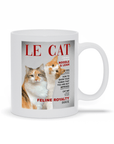 Taza personalizada 2 mascotas 'Le Cat'