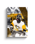 'Pittsburgh Doggos Hockey' Personalized Pet Canvas