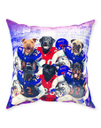 'Buffalo Doggos' Personalized 6 Pet Throw Pillow