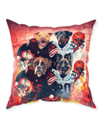 'Cleveland Doggos' Personalized 4 Pet Throw Pillow