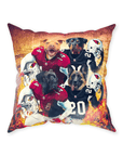 'Arizona Doggos' Personalized 4 Pet Throw Pillow