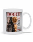 Taza personalizada para 2 mascotas 'Dogue'