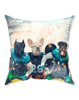 'Jacksonville Doggos' Personalized 3 Pet Throw Pillow