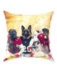 'Arizona Doggos' Personalized 3 Pet Throw Pillow