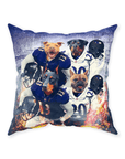 'Baltimore Doggos' Personalized 4 Pet Throw Pillow