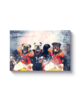 'Denver Doggos' Personalized 3 Pet Canvas