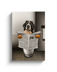 'The Throne' Personalized Bathroom Canvas