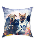 'Tennessee Doggos' Personalized 2 Pet Throw Pillow