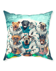 'Miami Doggos' Personalized 6 Pet Throw Pillow
