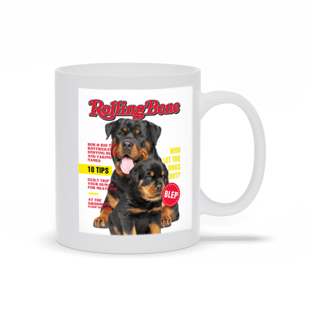 &#39;Rollingbone&#39; Custom 2 Pets Mug