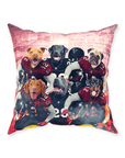 'Atlanta Doggos' Personalized 6 Pet Throw Pillow