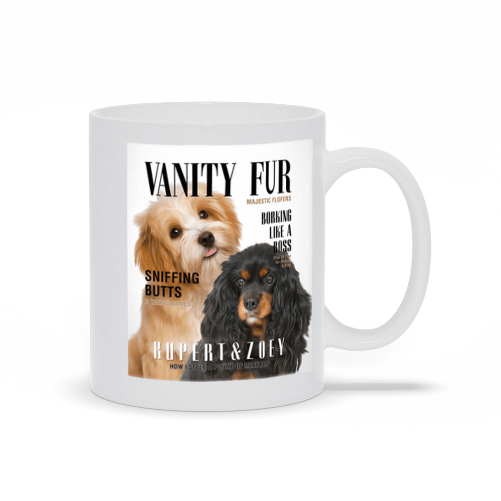 &#39;Vanity Fur&#39; Custom 2 Pets Mug