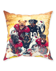 'Arizona Doggos' Personalized 5 Pet Throw Pillow