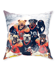 'Denver Doggos' Personalized 5 Pet Throw Pillow