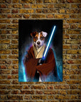 'Doggo-Jedi' Personalized Dog Mini Portrait