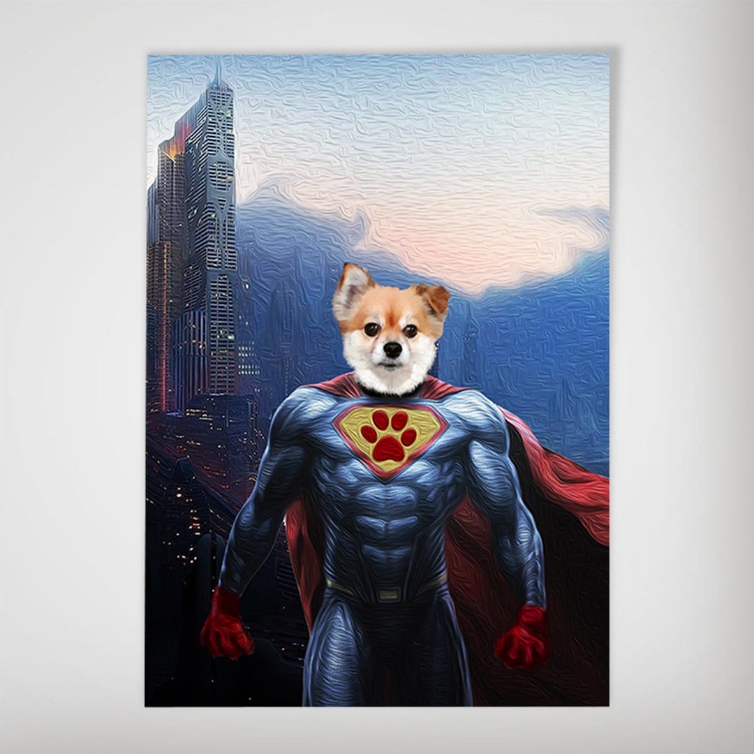 The Super Dog: Personalized Dog Mini Portrait