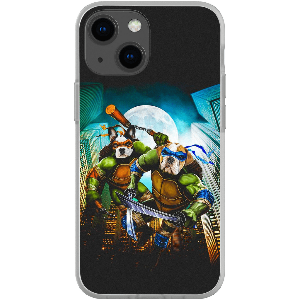 &#39;Teenage Mutant Ninja Doggos&#39; Personalized 2 Pet Phone Case