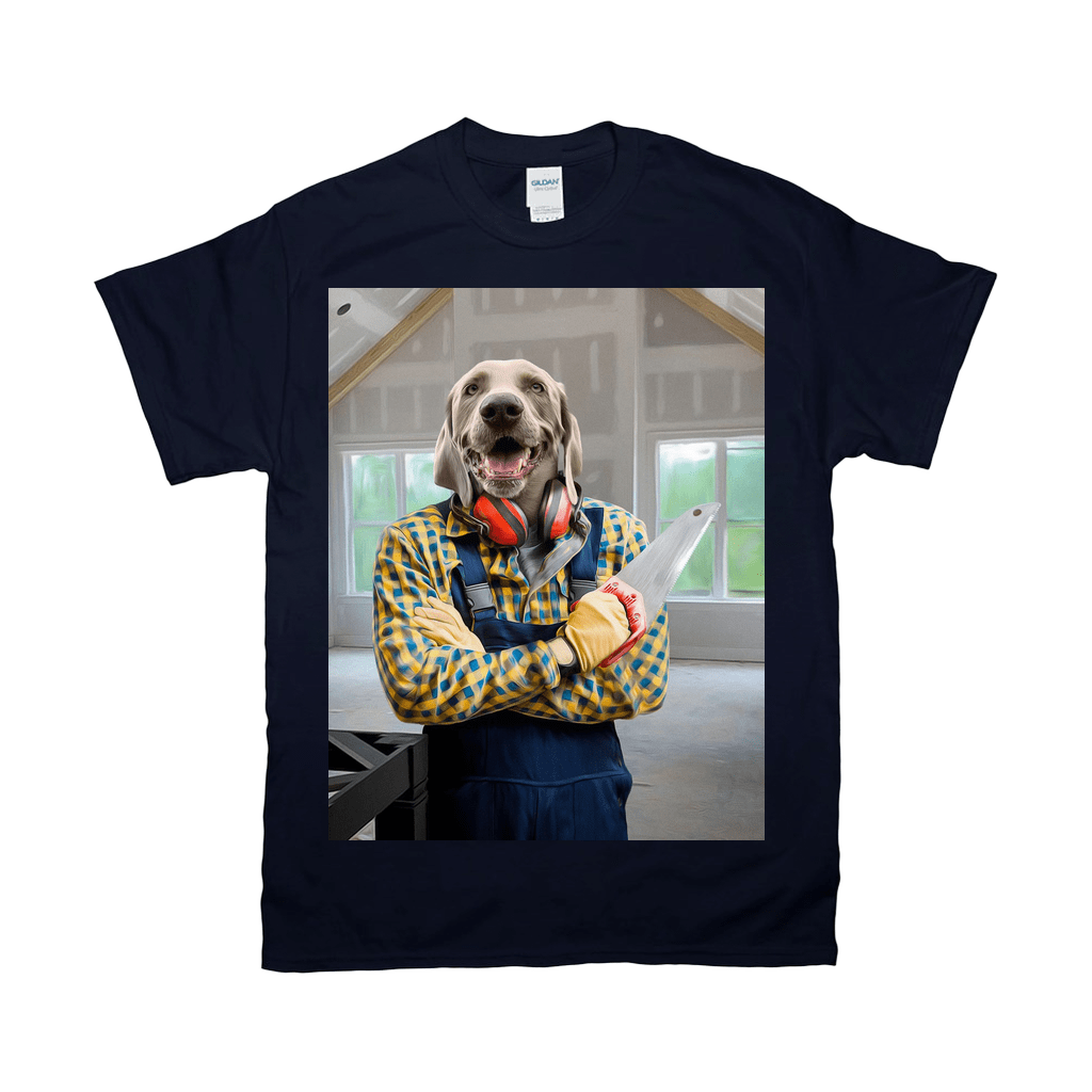 &#39;The Carpenter&#39; Personalized Pet T-Shirt