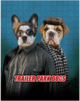 'Trailer Park Dogs 2' Personalized 2 Pet Puzzle