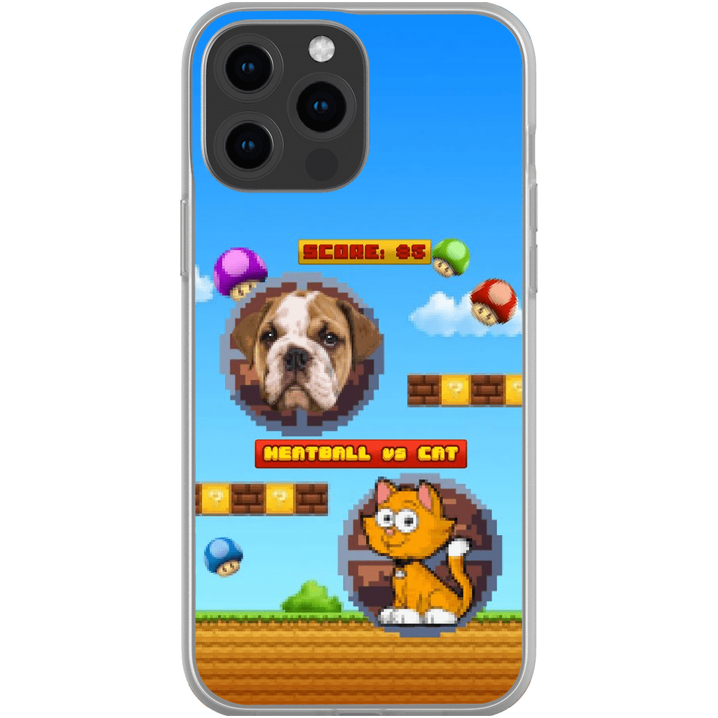 Retro Video Game Personalized Pet Phone Case