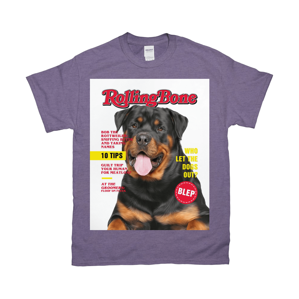 &#39;Rolling Bone&#39; Personalized Pet T-Shirt