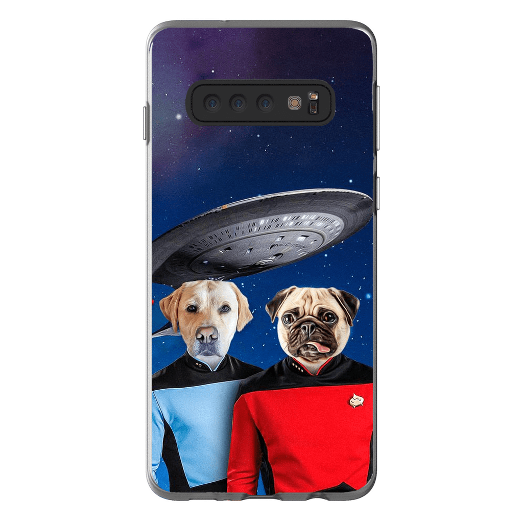 &#39;Doggo-Trek&#39; Personalized 2 Pet Phone Case