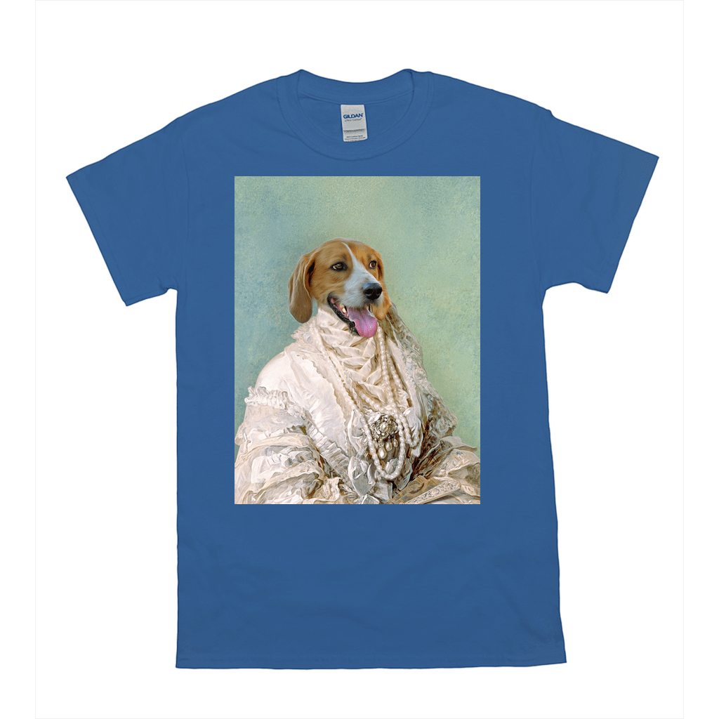 &#39;The Pearled Dame&#39; Personalized Pet T-Shirt