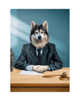 'The Lawyer' Personalized Pet Standing Canvas
