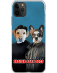 'Trailer Park Dogs 1' Personalized 2 Pets Phone Case