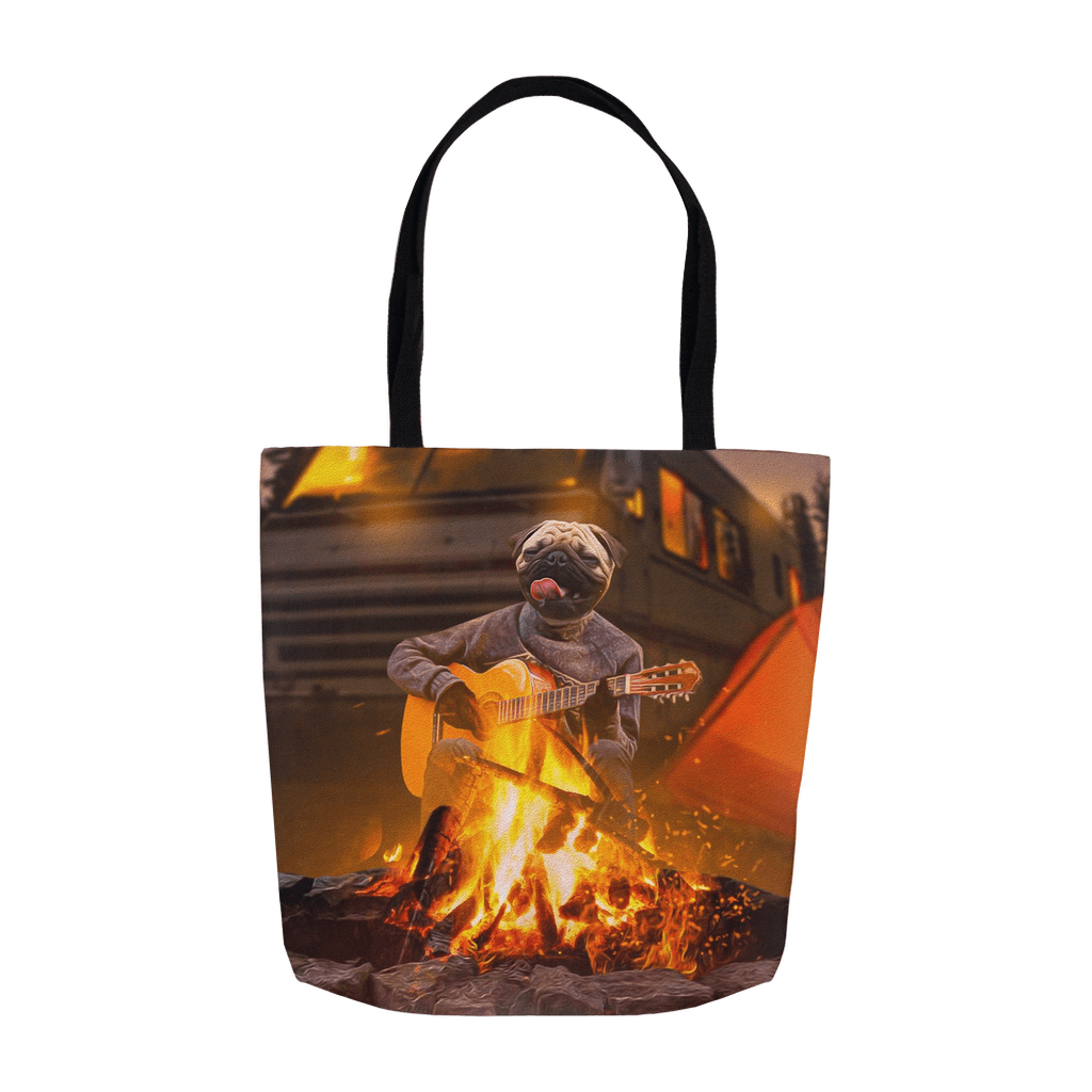 &#39;The Camper&#39; Personalized Tote Bag