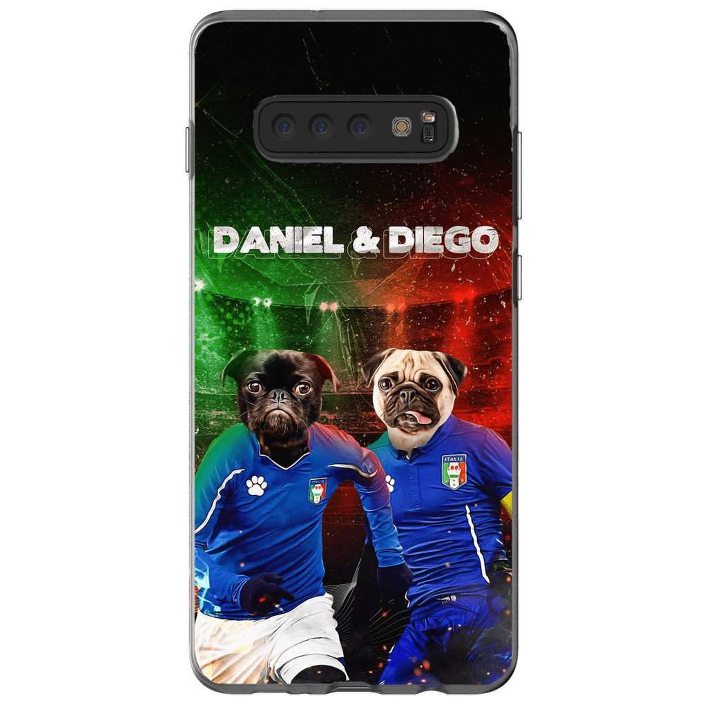 &#39;Italy Doggos&#39; Personalized 2 Pet Phone Case