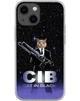 'Cat in Black' Personalized Phone Case