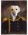 'The Captain' Personalized Pet Blanket