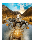 'Harley Wooferson' Personalized Pet Standing Canvas