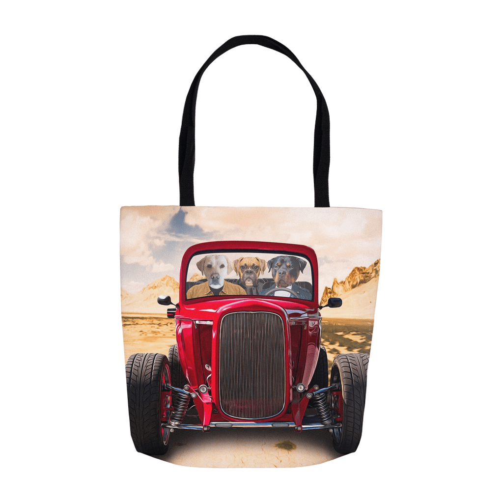&#39;The Hot Rod&#39; Personalized 3 Pet Tote Bag