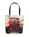 'The Hot Rod' Personalized 3 Pet Tote Bag