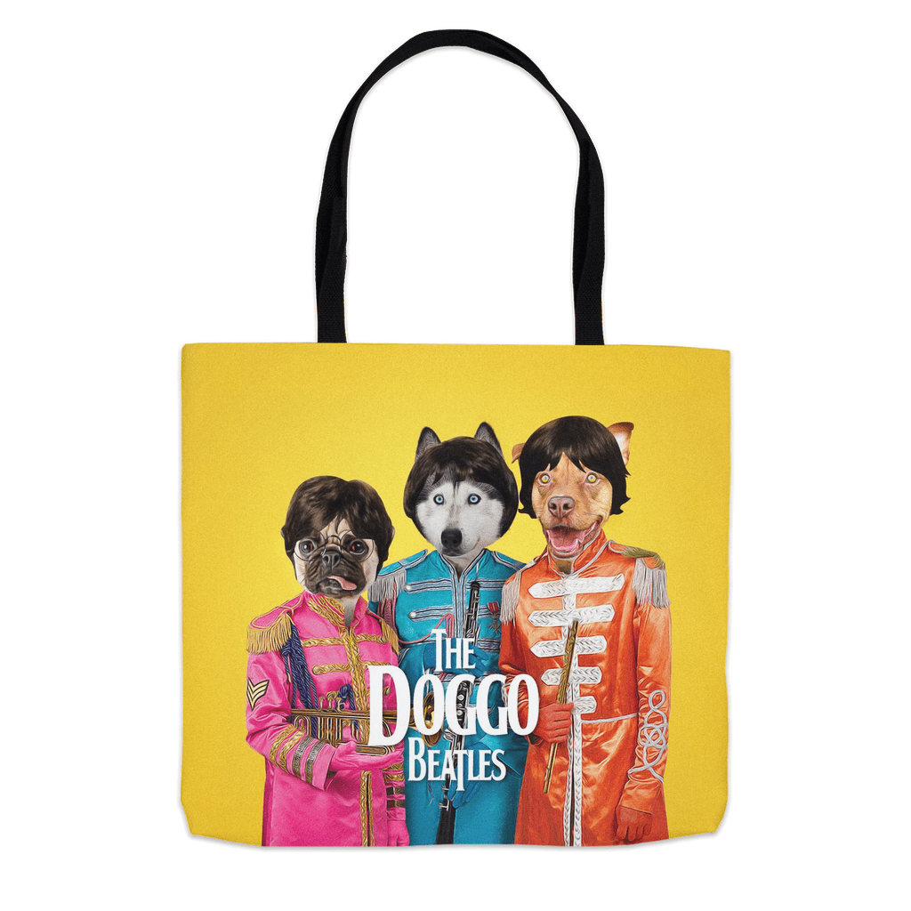 &#39;The Doggo Beatles&#39; Personalized 3 Pet Tote Bag
