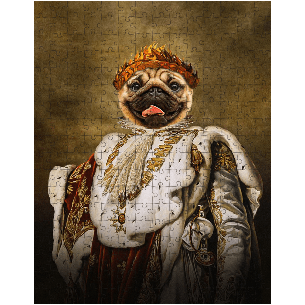 &#39;The King Blep&#39; Personalized Pet Puzzle